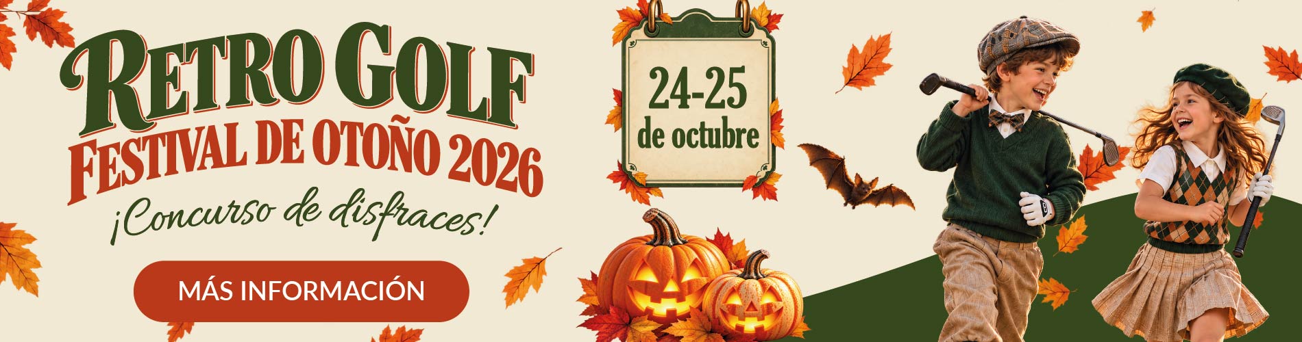 Retro Golf – Festival de Otoño 2026. Consulta las bases del concurso